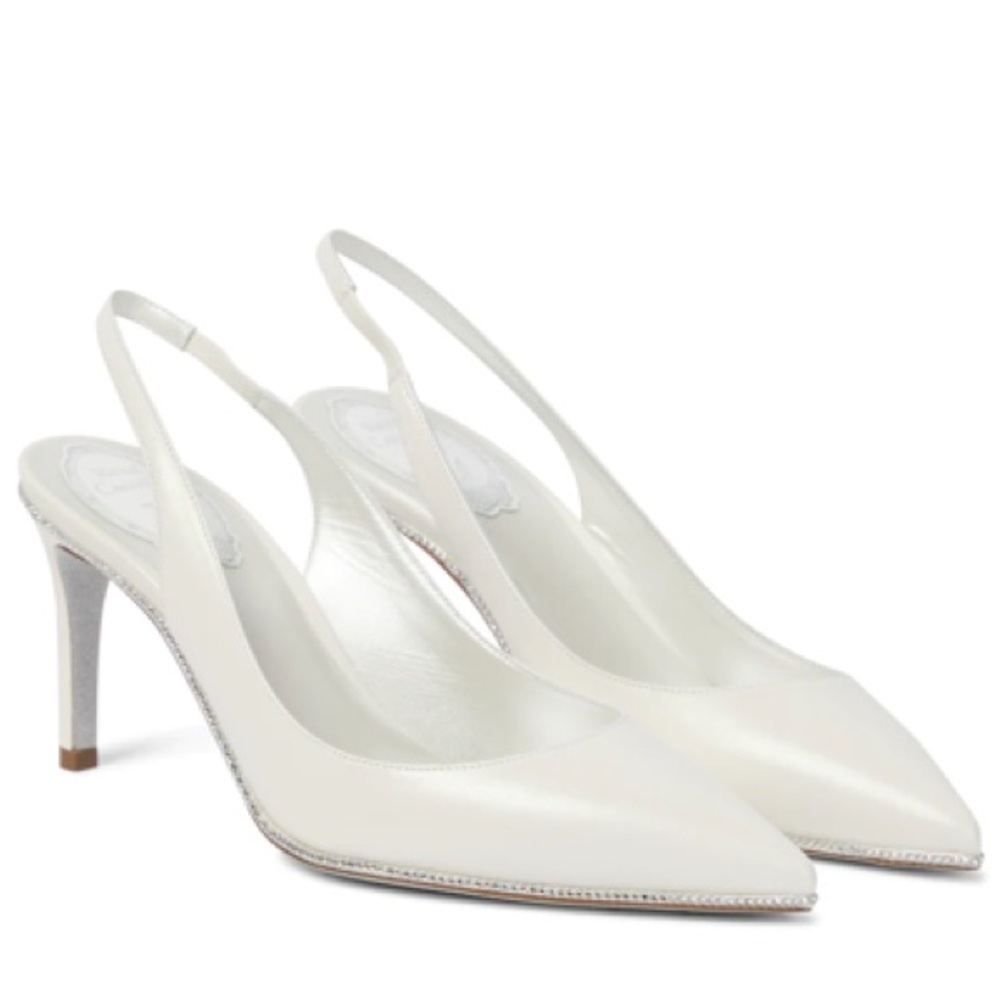 Rene caovilla sling back heel